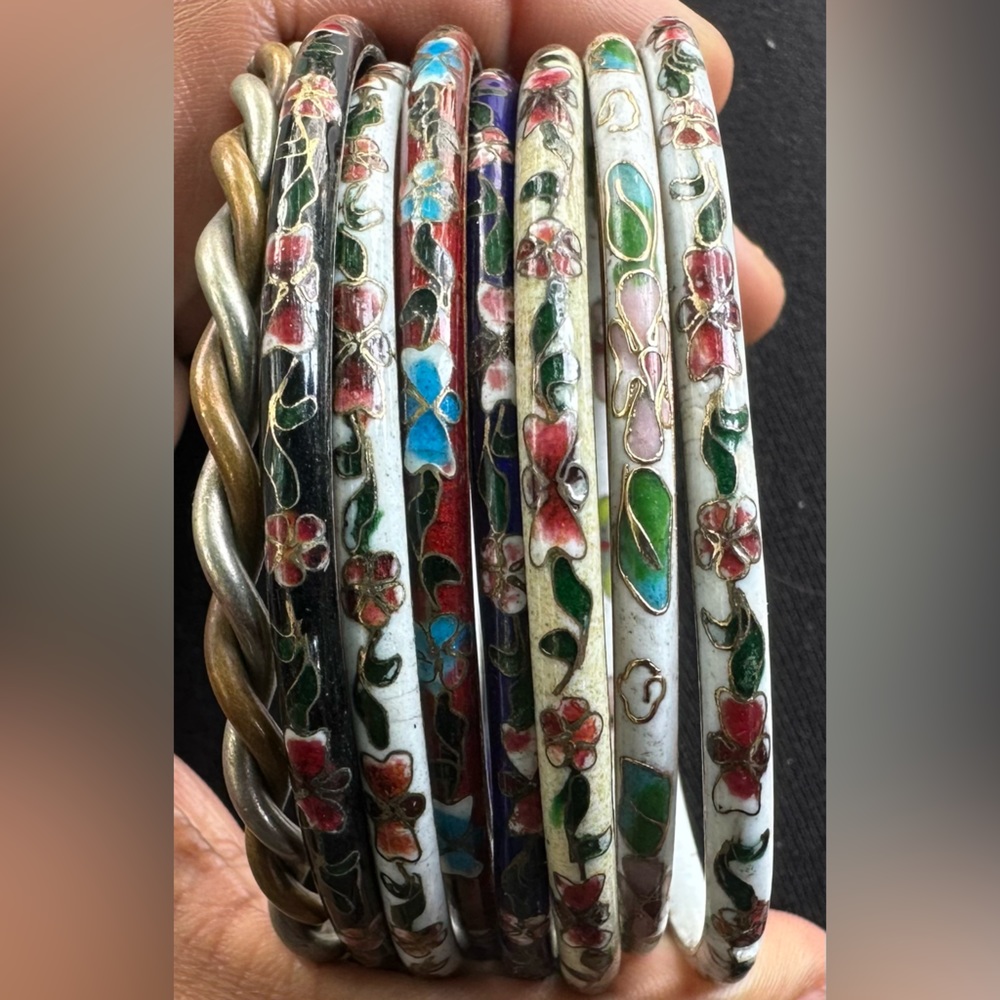 Vintage Floral Bangles